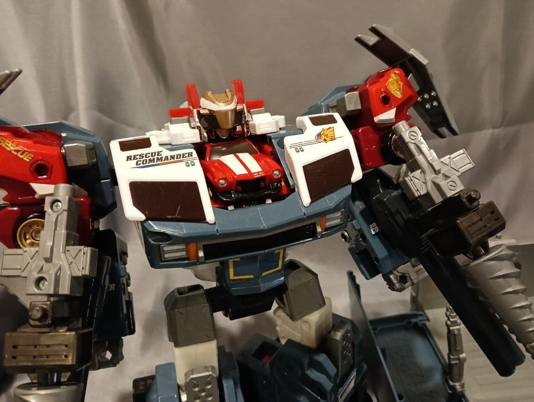 トミカ　ドライブヘッド　マスターバックドラフト＆トランスポーターガイア　中古品