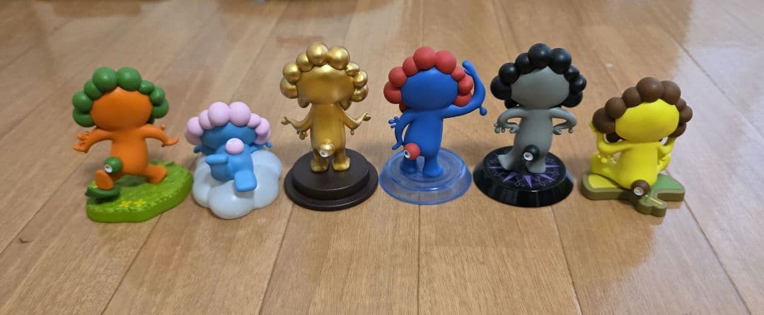 【美品】ミャクミャクフィギュアコレクション　6体コンプリートセット