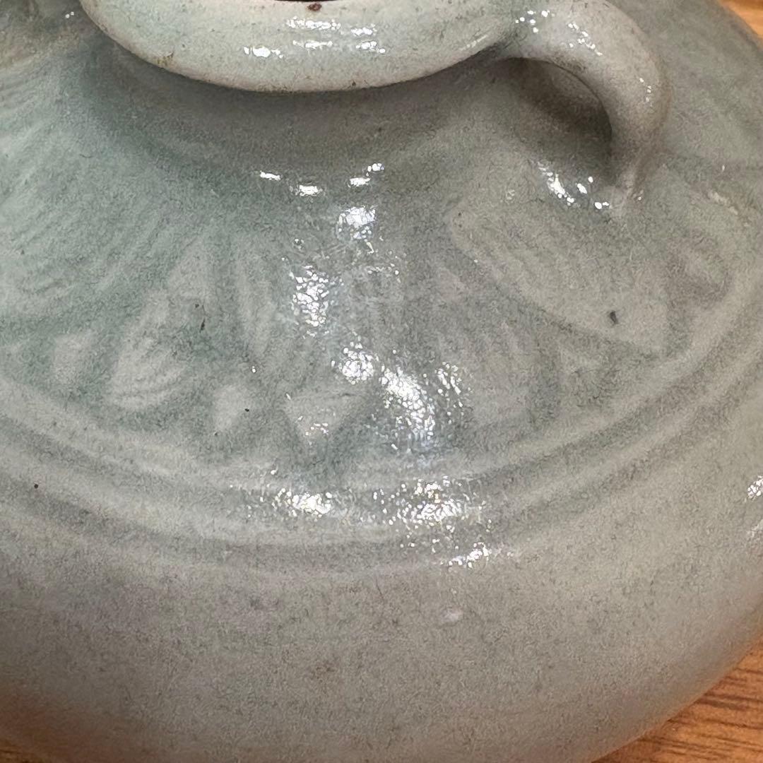 中国で購入　焼き物　青磁