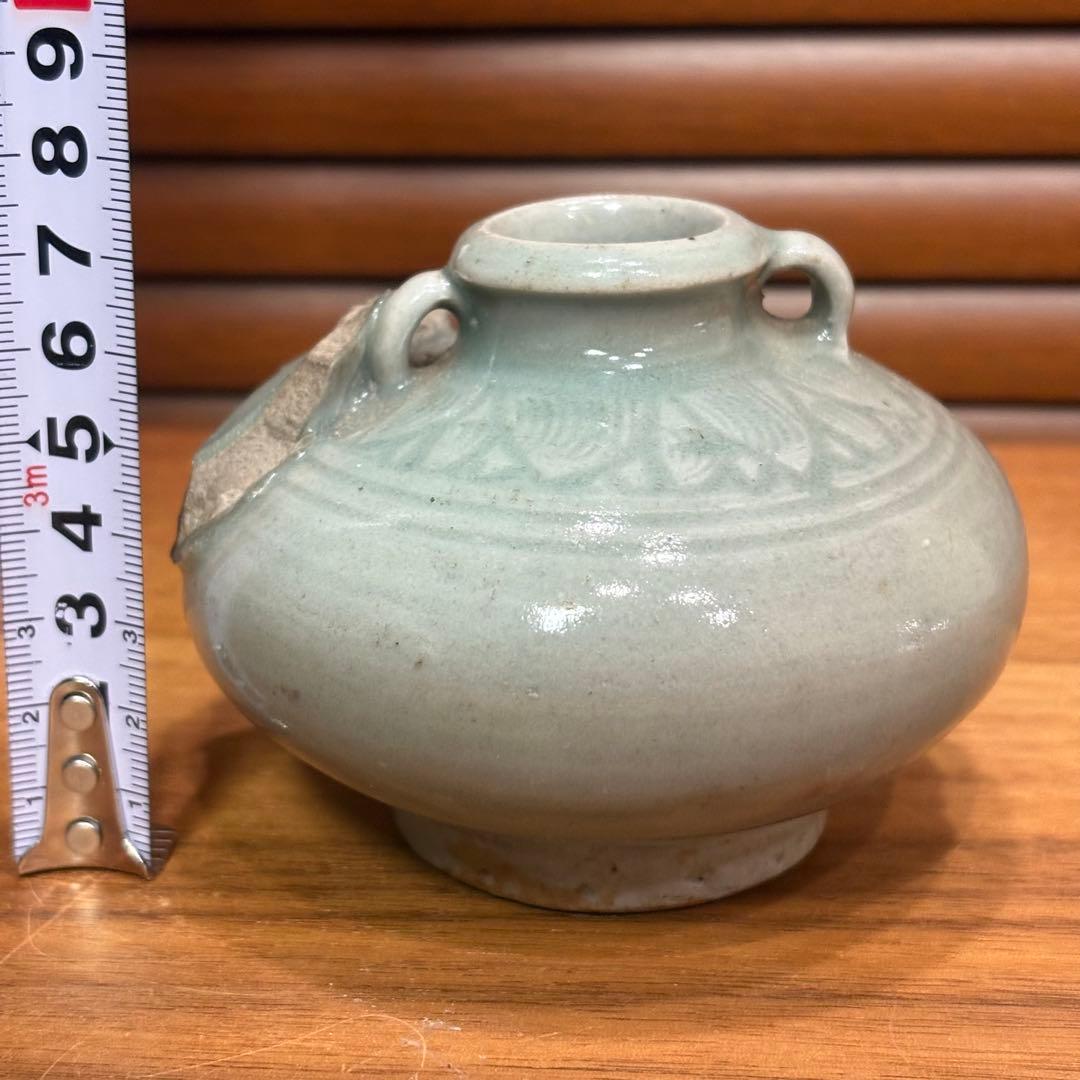 中国で購入　焼き物　青磁