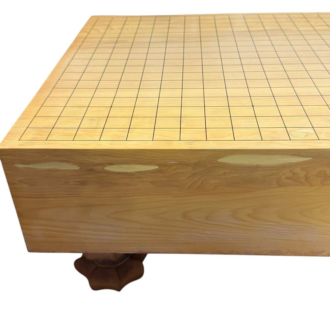 【極美品】本榧碁盤＆蛤碁石182個セット桐覆い 布カバー付き