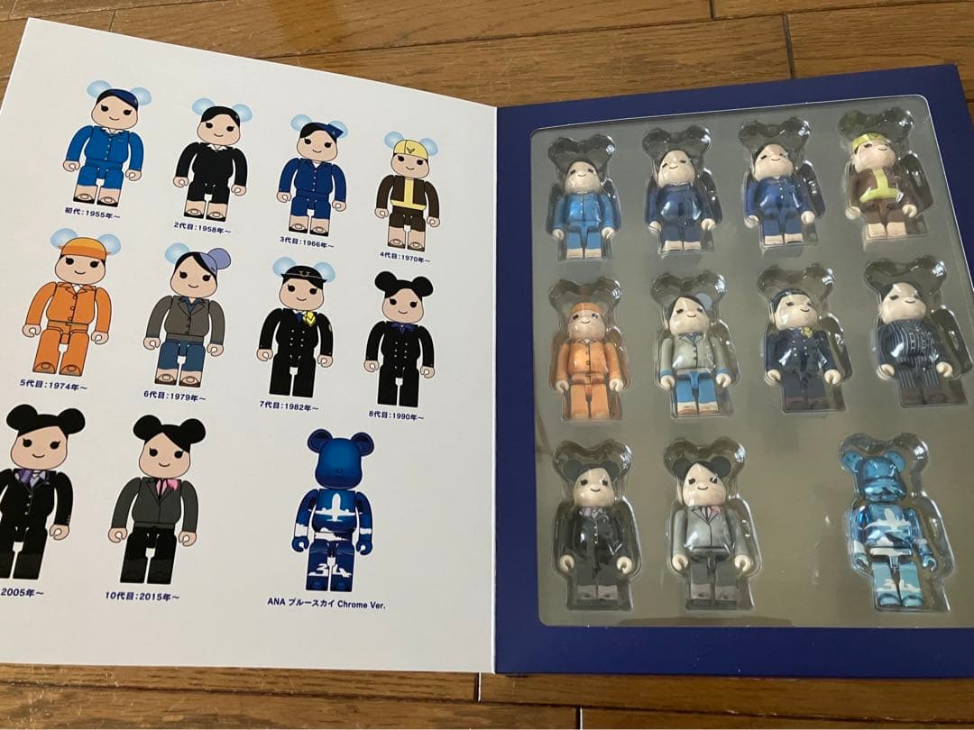 大幅値下げ❣️【新品・未開封】ベアブリックANA70周年記念セット　カワイイ❤️