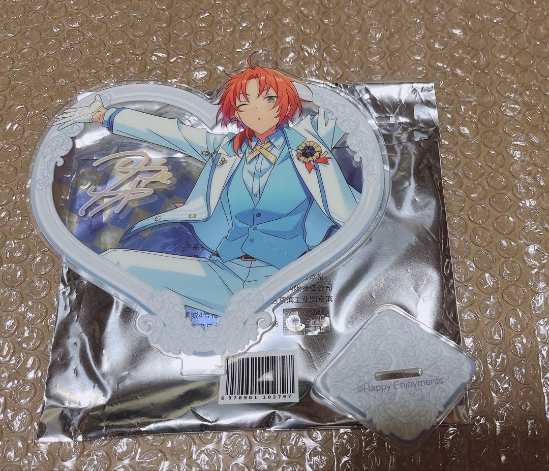 あんスタ 月永レオ 誓約ハートアクスタ 缶バッジ レターチャーム