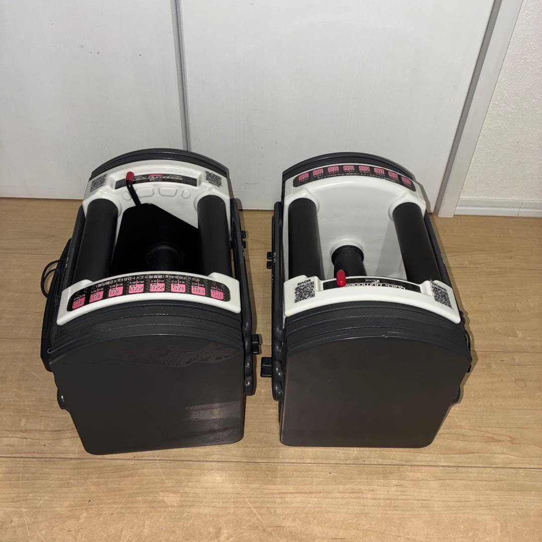 ②FIELDOOR 可変式 クイックダンベル ブロックダンベル 22kg