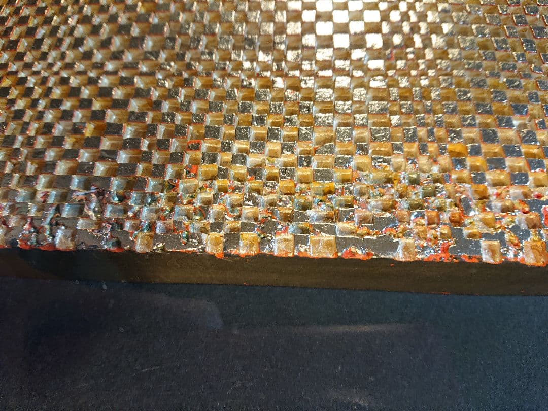 「相転移/そうてんい 時空の織り物#5」堤 進 2011年制作 日本画 F4号