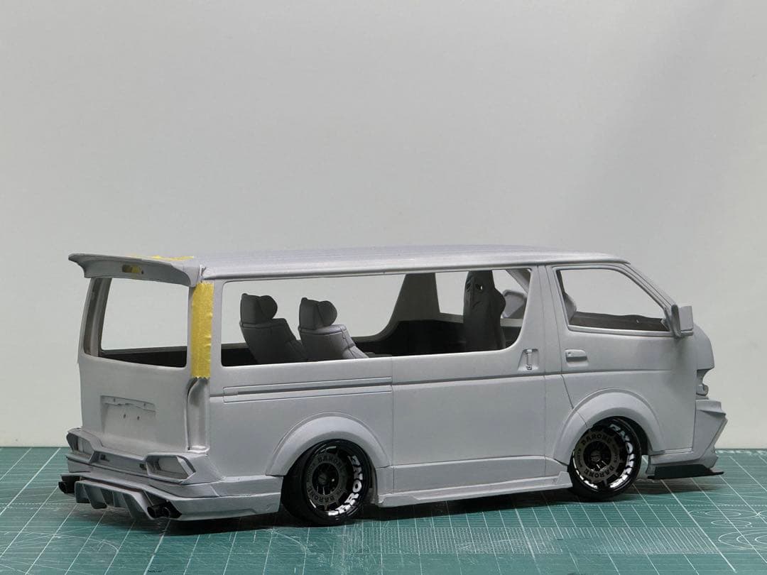 製作中 1/24 200ハイエース S.A.D CUSTOM STINGER J