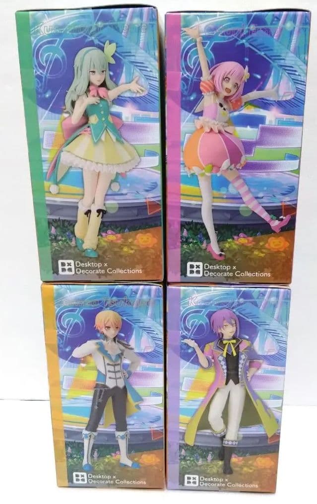 【ワンダショ】フィギュア／劇場版ふわぷち　ミニぬいぐるみ　各４種セット