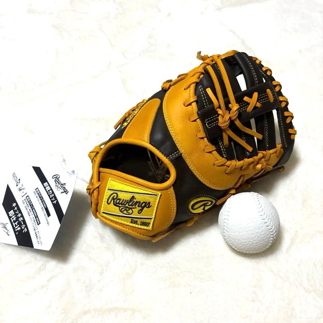 週末限定定価税込20350円！ローリングス 軟式ファーストミット即使用新品未使用