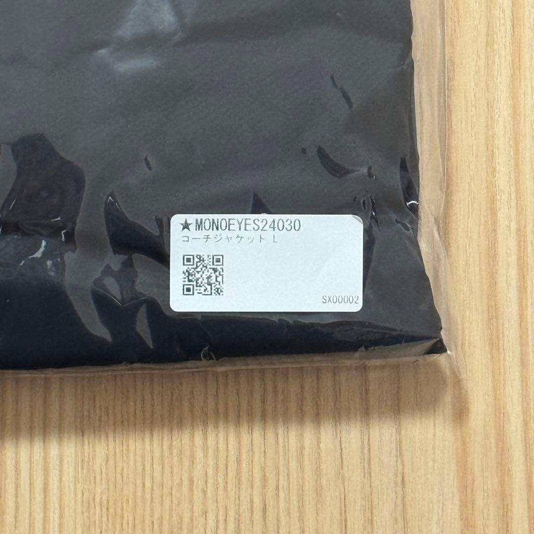 【新品未開封】MONOEYES コーチジャケット 黒 Lサイズ