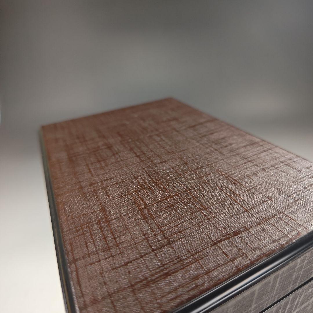 ウ235 茶箱『東山　川瀬表完作』『布摺　利休茶箱　共箱』野点　棗　香合　セット