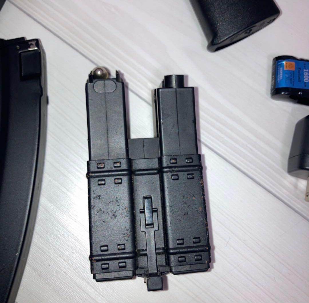 【中古】東京マルイ オートマチック 電動エアーガン MP5-J 付属品あり