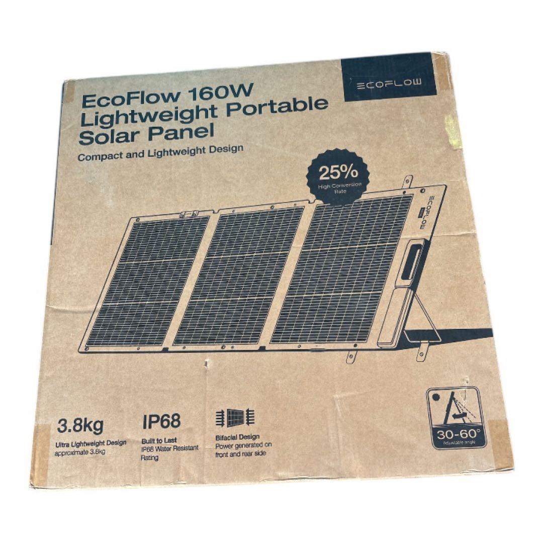 EcoFlow（エコフロー）160W軽量両面ポータブルソーラーパネル