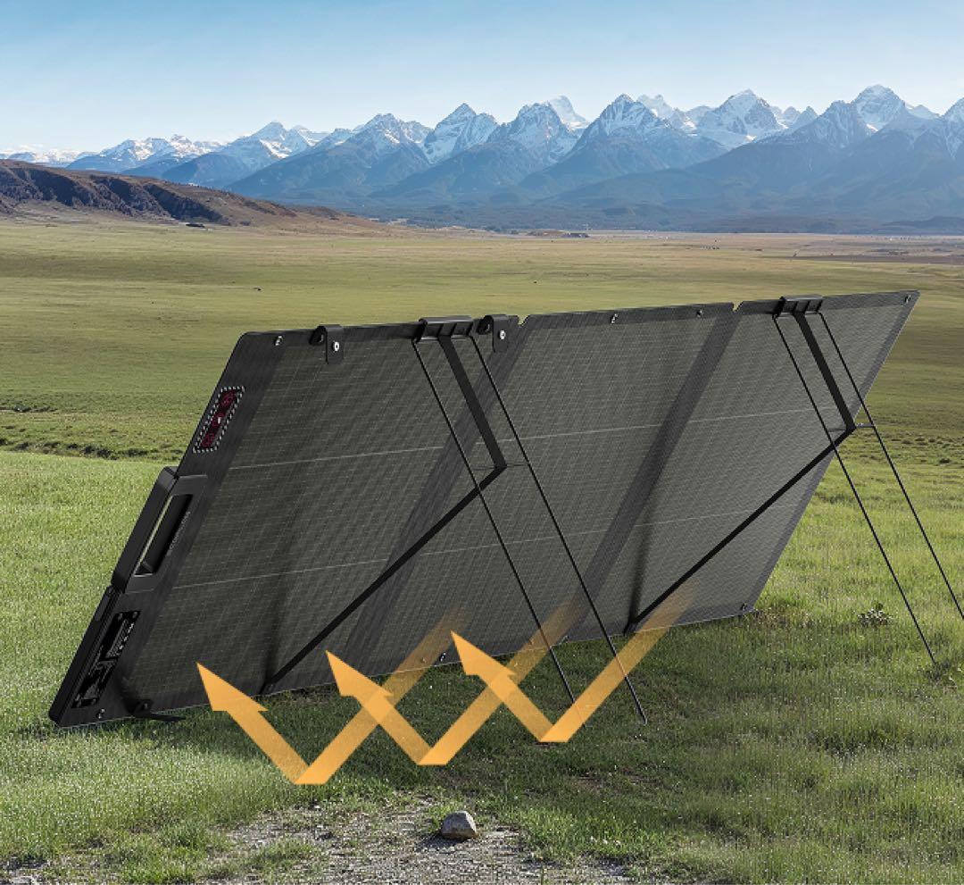EcoFlow（エコフロー）160W軽量両面ポータブルソーラーパネル