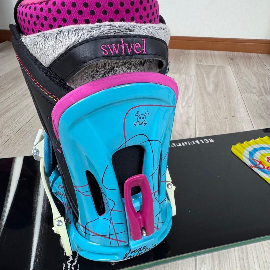 専用RIDE レディーススノーボードセット 138cm