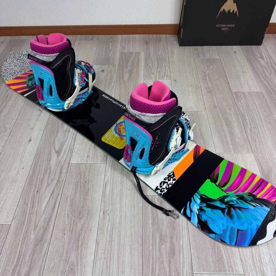 専用RIDE レディーススノーボードセット 138cm