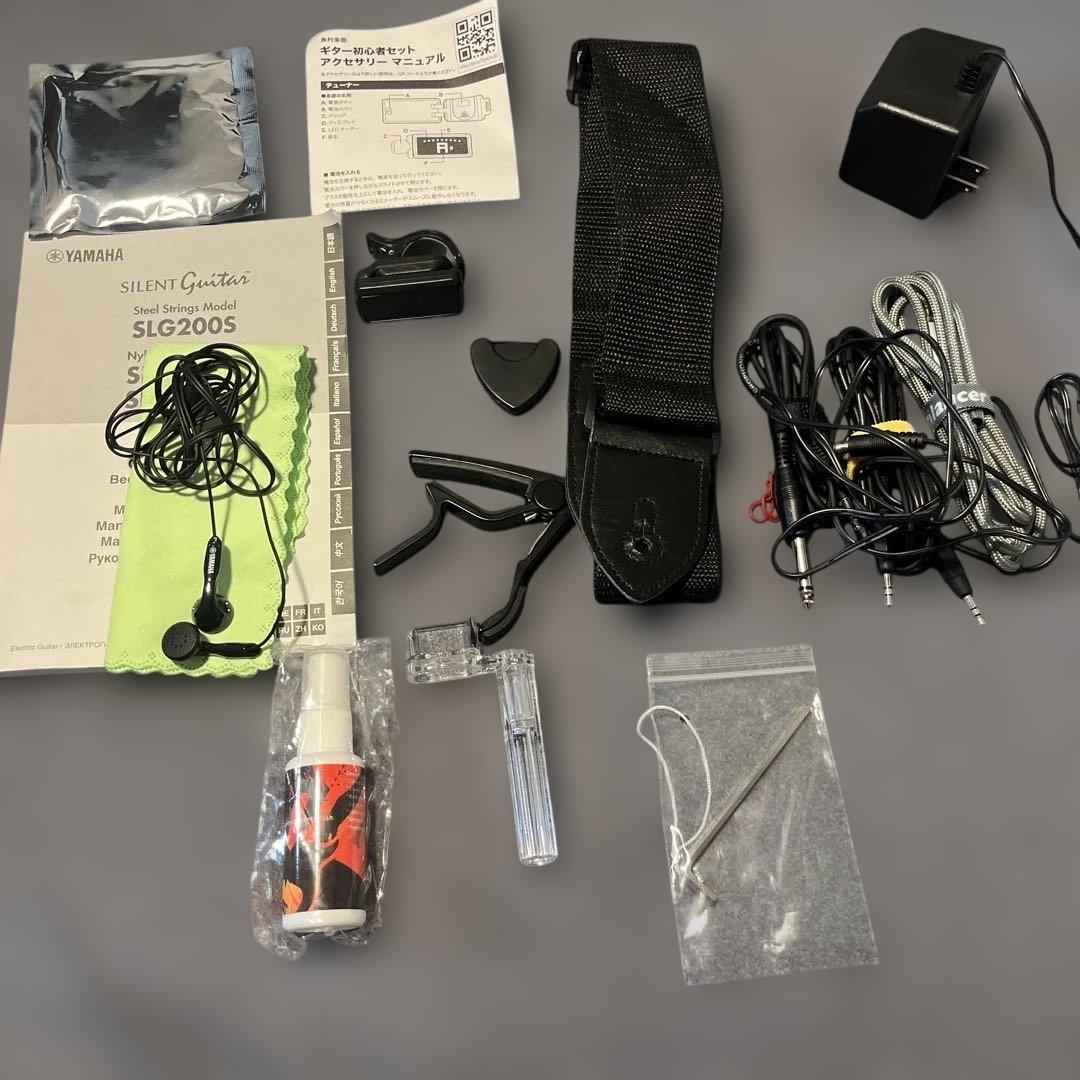 【ほぼほぼ未使用品】SLG200S NT サイレントギター　初心者入門セット！！