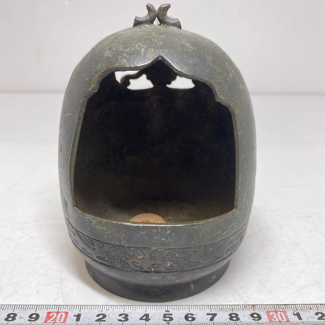 古銅 燭台 高さ約14.5cm 重さ553g 東T8-0207