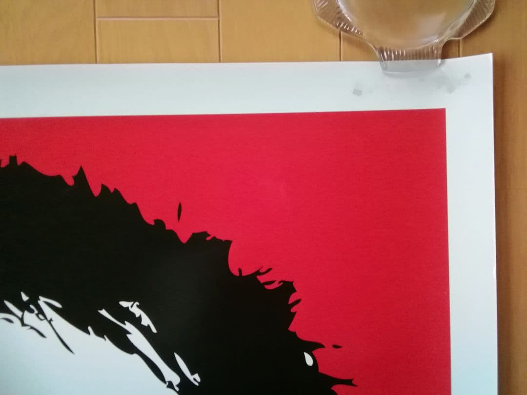 ジャッキー シェフィンズ　　Radio head トム ヨーク　　特大ポスター