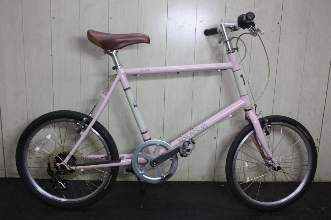 ブルーノ(BRUNO)　20インチ シマノ7速 クロモリ 460mm ミニベロ