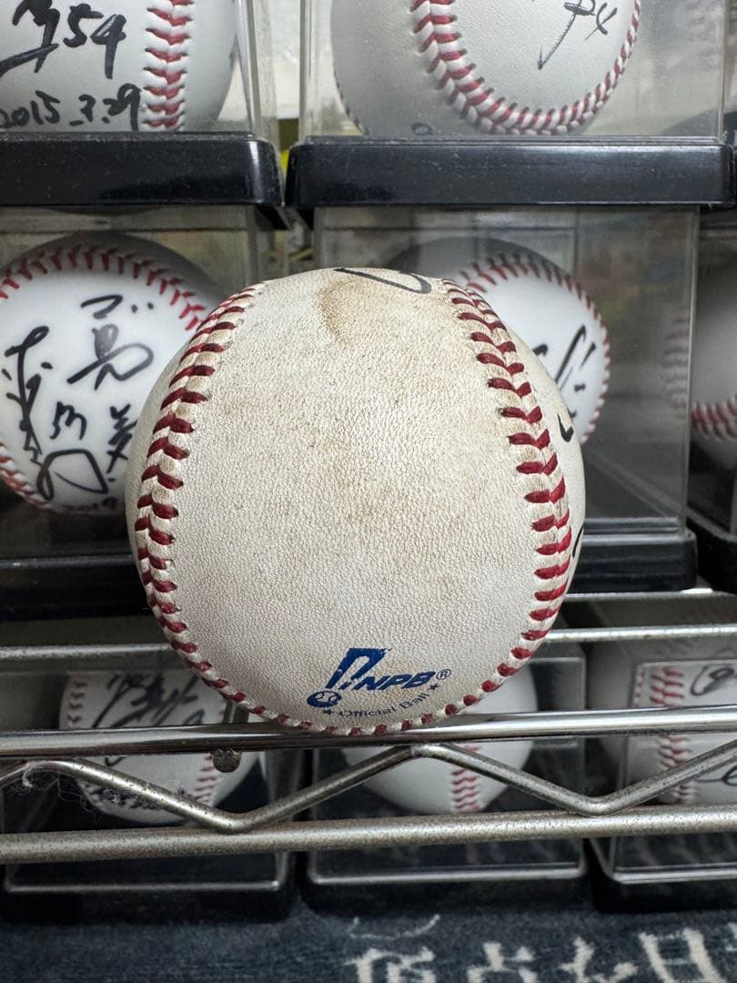 広島東洋カープ 前田智徳 直筆サインボール 実使用NPB試合球！名球会