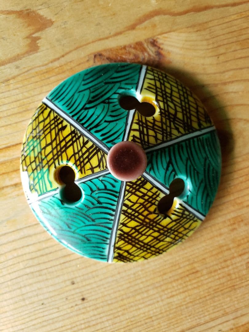 九谷焼　香炉　呉打