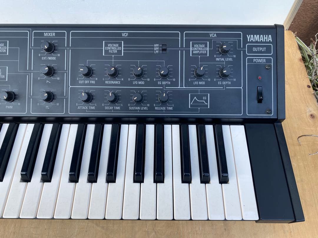 yamaha cs-5 アナログ　シンセサイザー　整備済み　美品　中古品