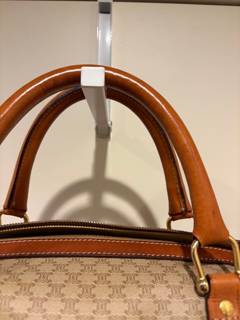 セリーヌ ボストンバック 大容量 マカダム柄 トリオンフ ✳︎南京錠無し