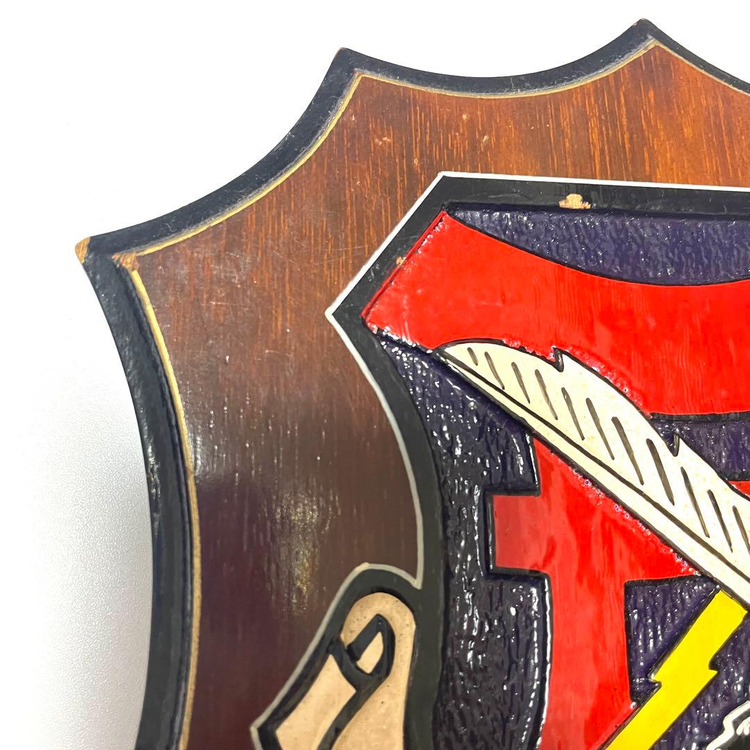 【希少】1984年 米空軍 第6990電子保安群　記念盾 プラーク