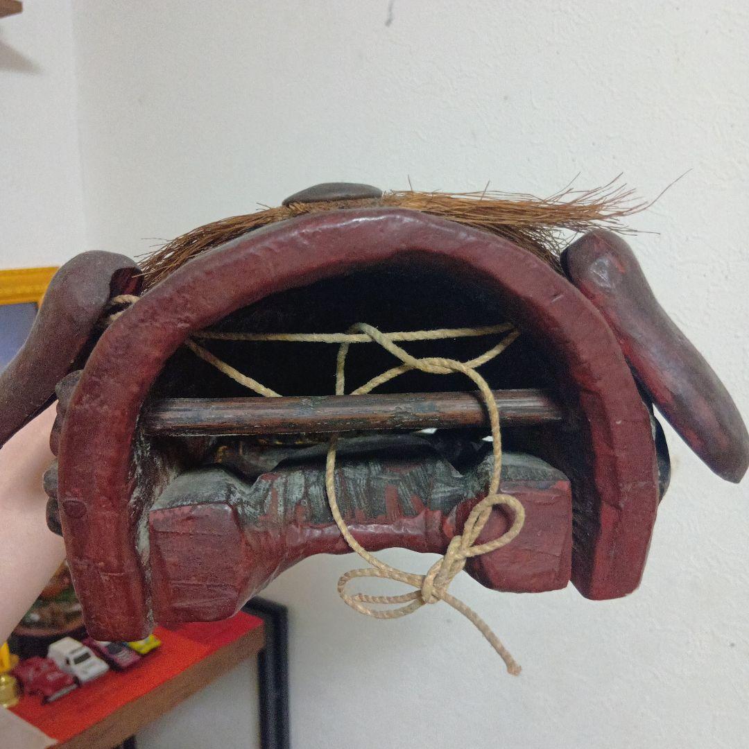 権現様 獅子頭 2点セット 民間信仰 民俗資料 呪物 祭礼 御神体