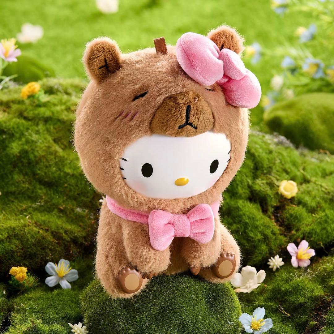 MINISO サンリオ　カピバラ　ぬいぐるみチャーム　6点セット