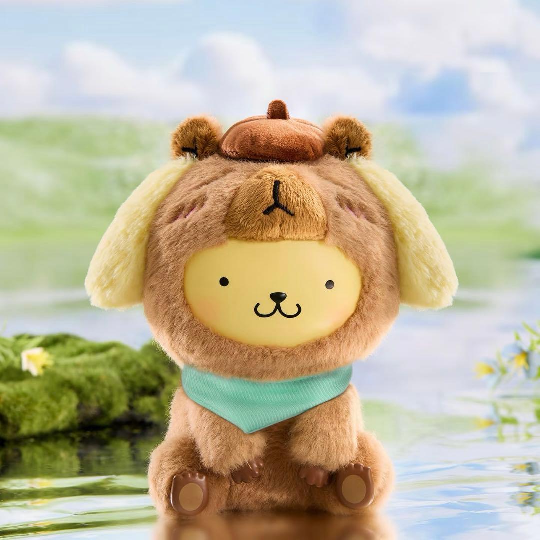 MINISO サンリオ　カピバラ　ぬいぐるみチャーム　6点セット