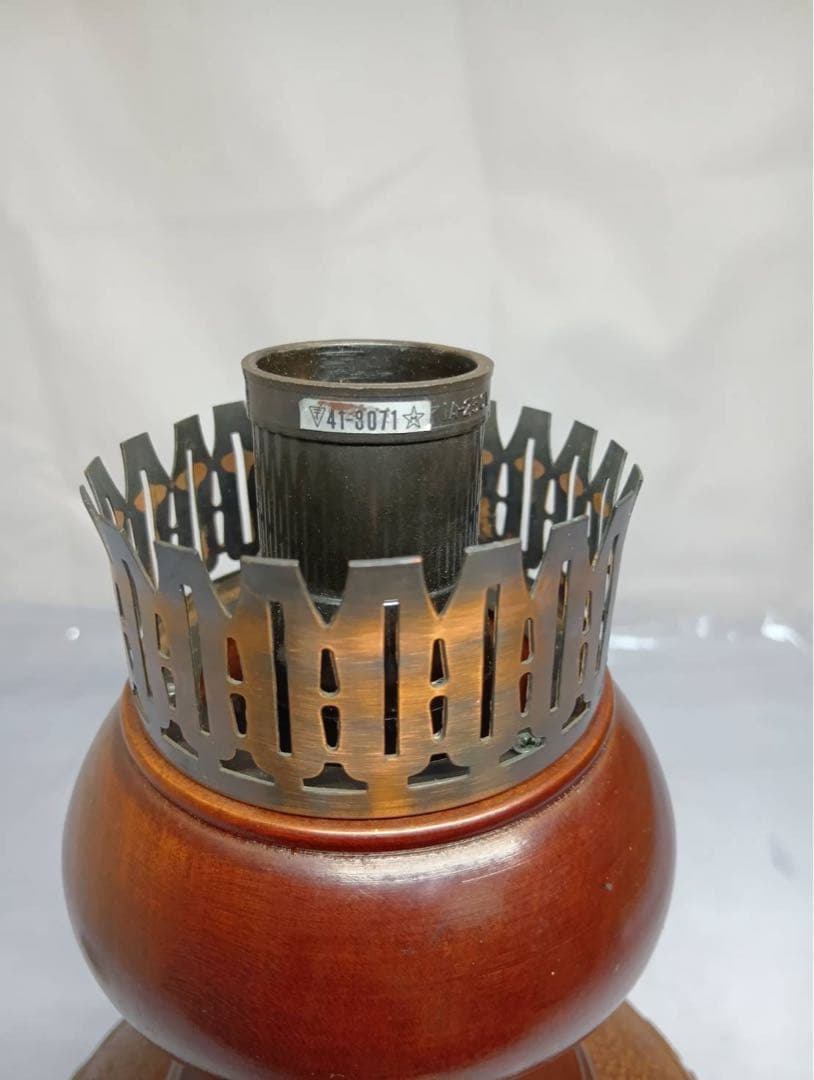 アンティーク　南部鉄器　台座　テーブル ランプ　スタンド　照明　骨董　レトロ