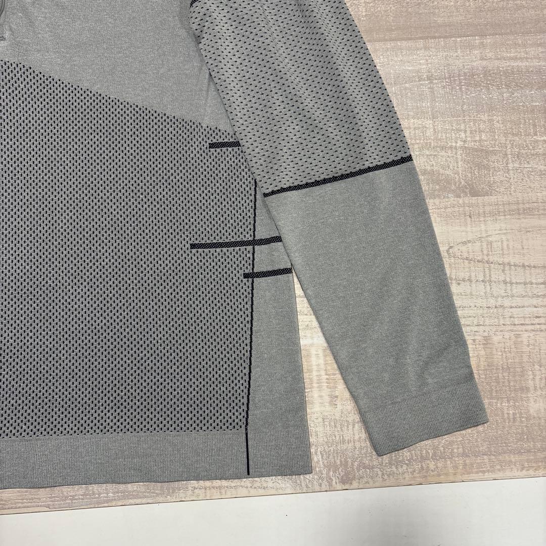 J.リンドバーグ★ビッグロゴ★薄手ストレッチ★ハーフジップ【メンズ サイズL】