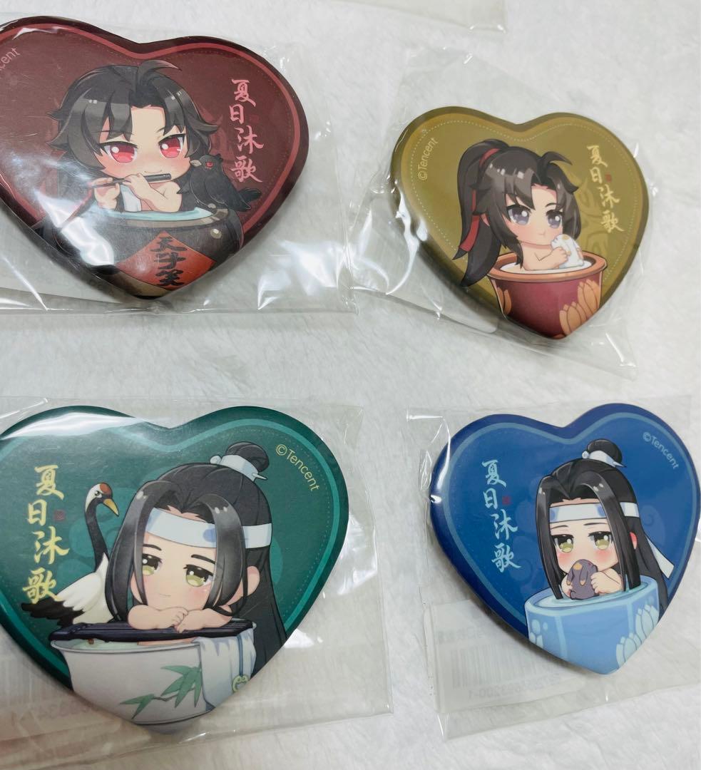 魔道祖師 [公式]フィギュア 夏日沐歌 系列Q版　魏無羨 藍忘機初期予約特典付