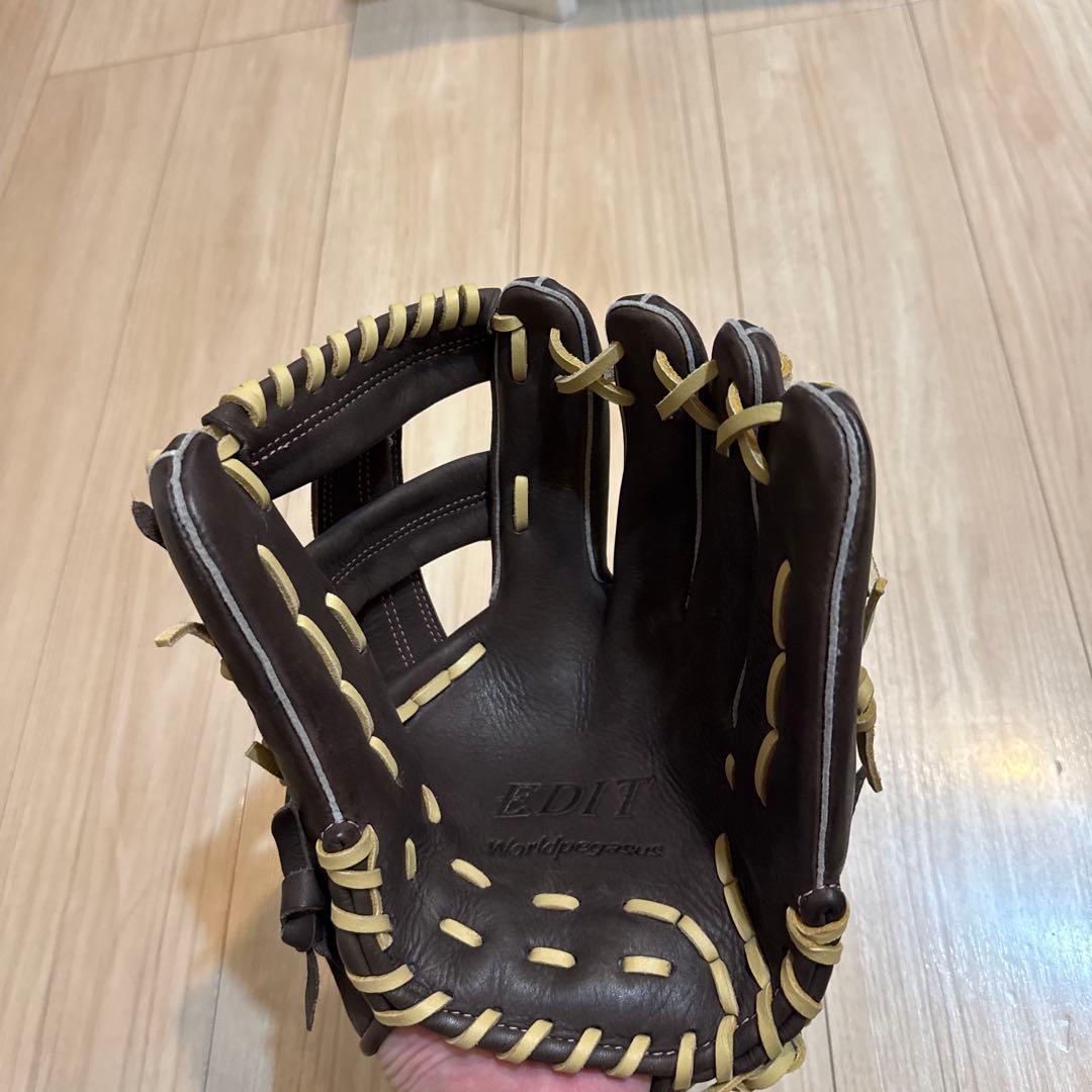 ワールドペガサス軟式グローブ ブラウン