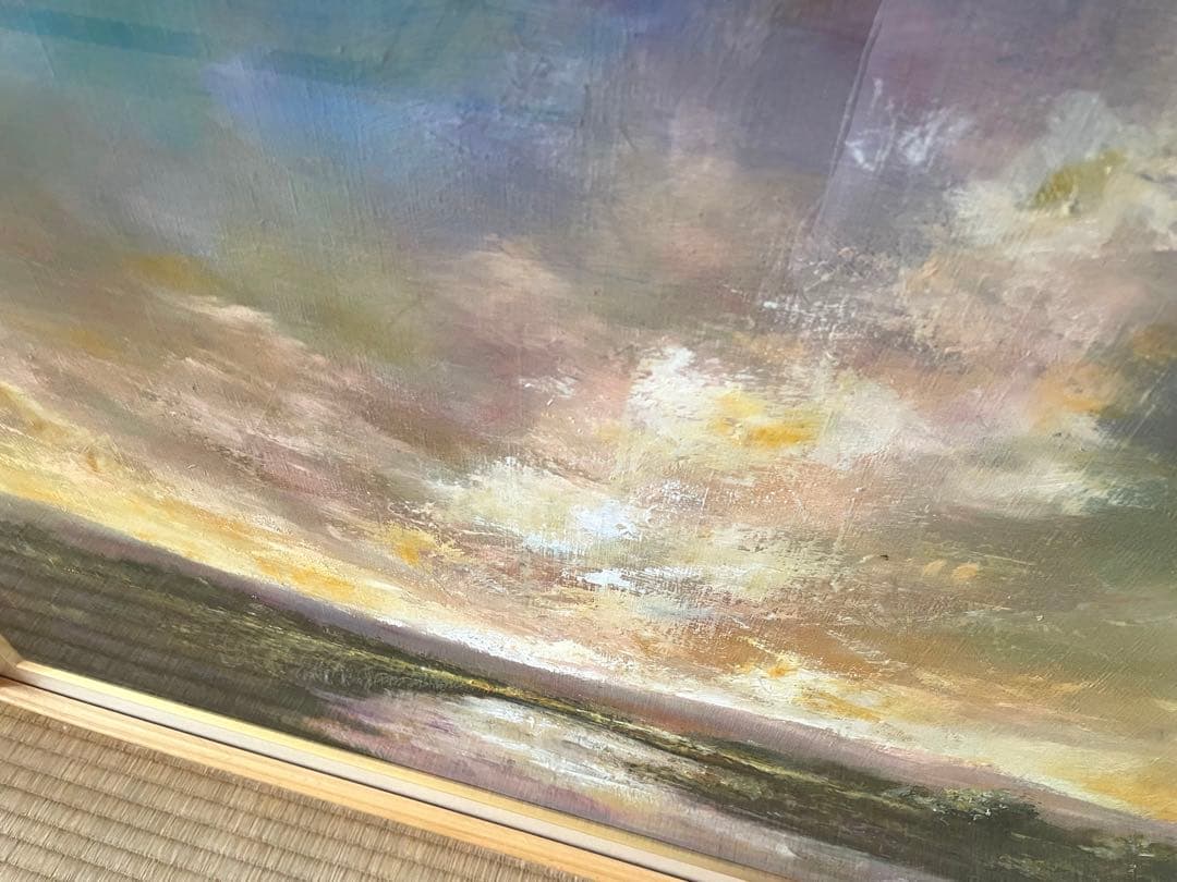 アクリル画 F20 風景画