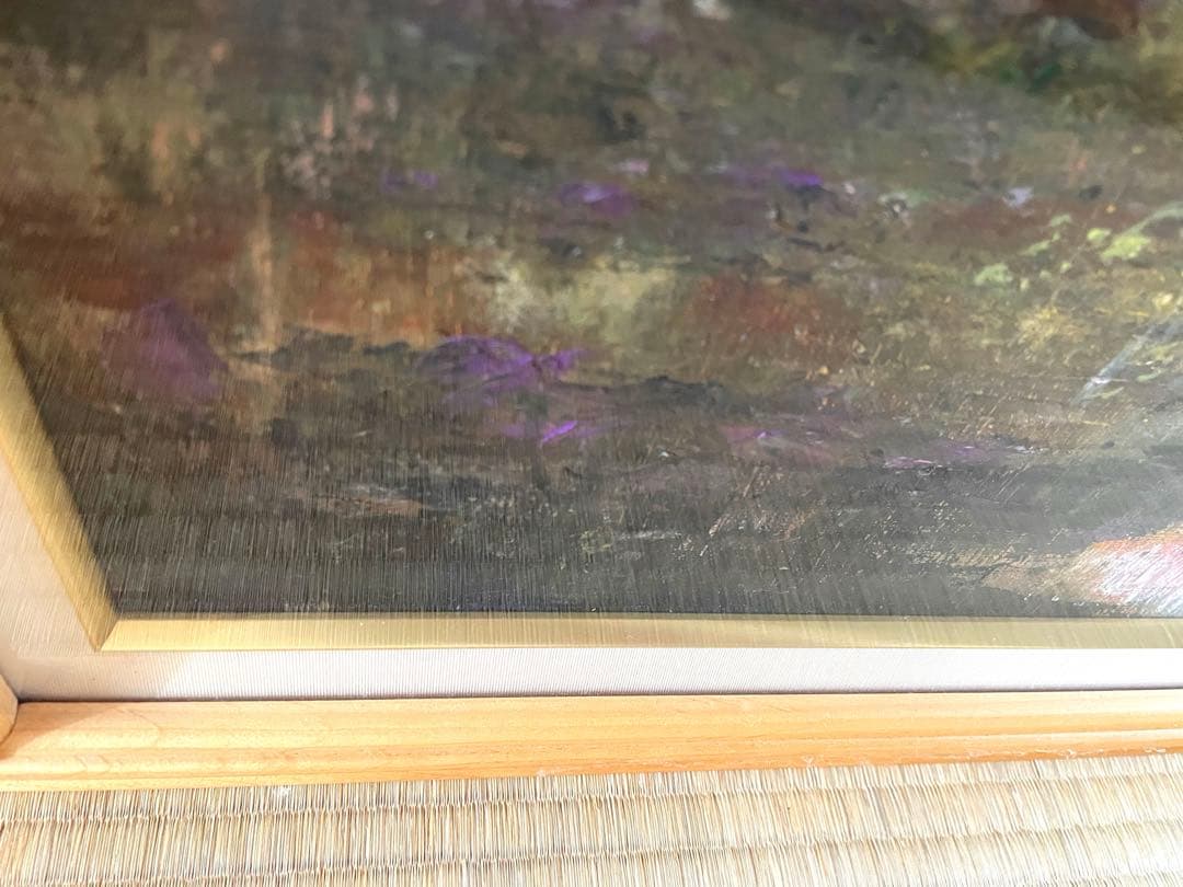 アクリル画 F20 風景画