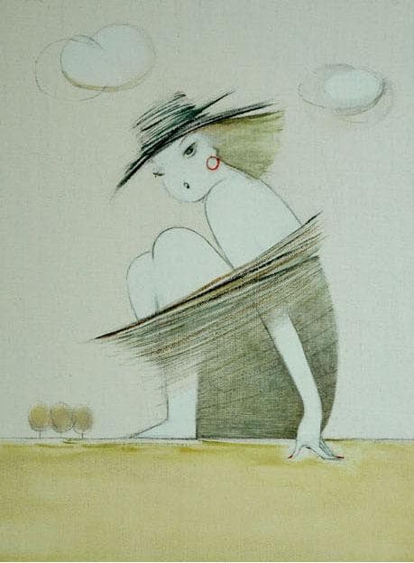 油絵 菅家令子 絵 絵画 インテリア F3-041014 人物 女性像