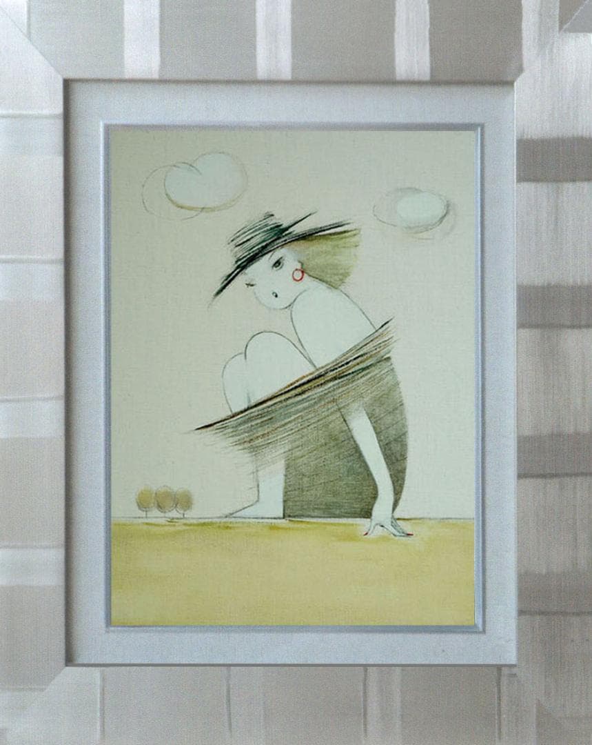 油絵 菅家令子 絵 絵画 インテリア F3-041014 人物 女性像