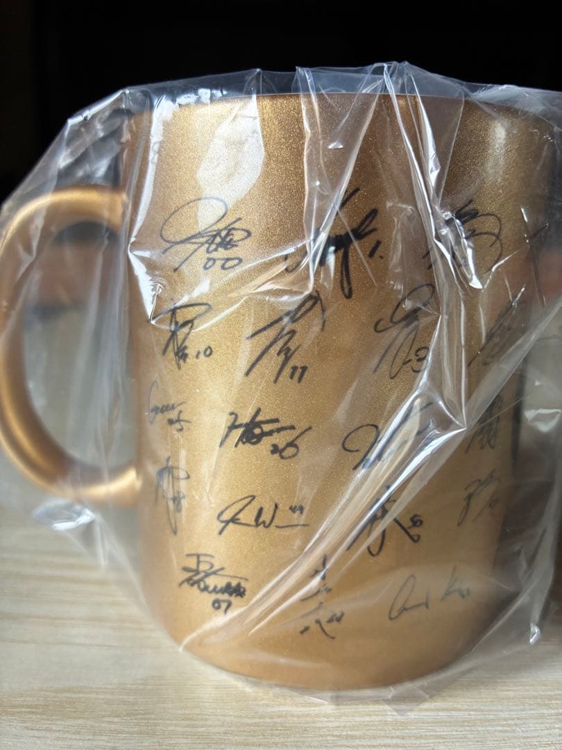 【未使用】2024優勝記念サインマグカップ 横浜DeNA 限定品