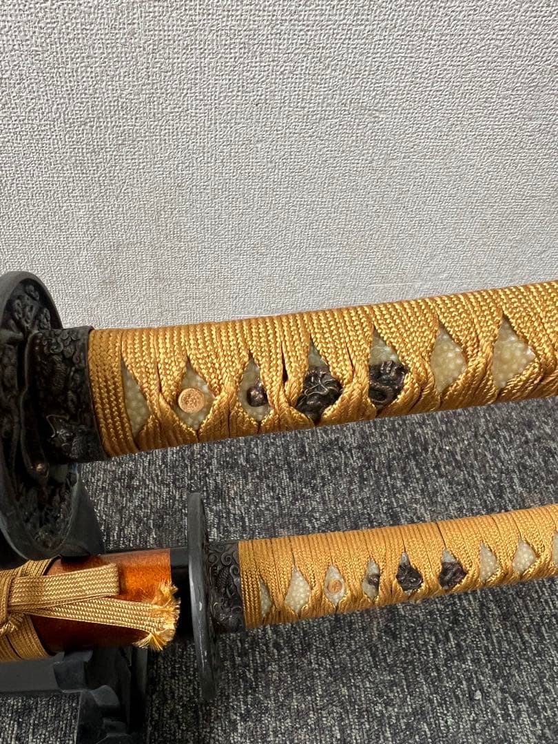 模造刀　2点　刀掛け