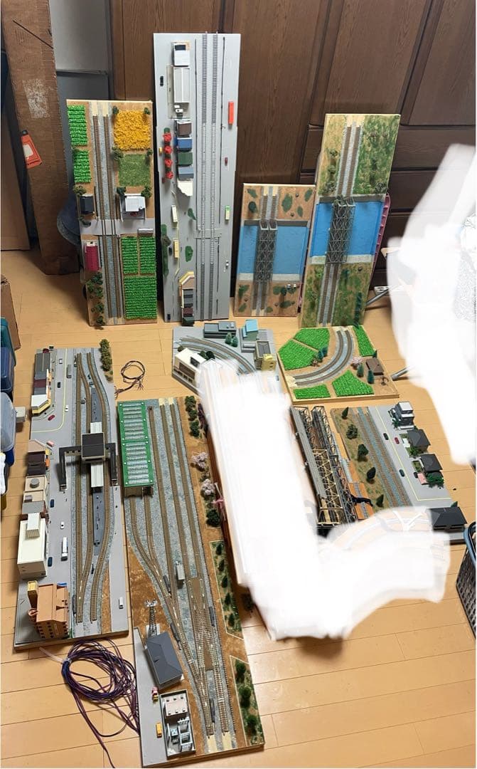 Nゲージ鉄道模型 レイアウトパーツセット （ジオラマ）