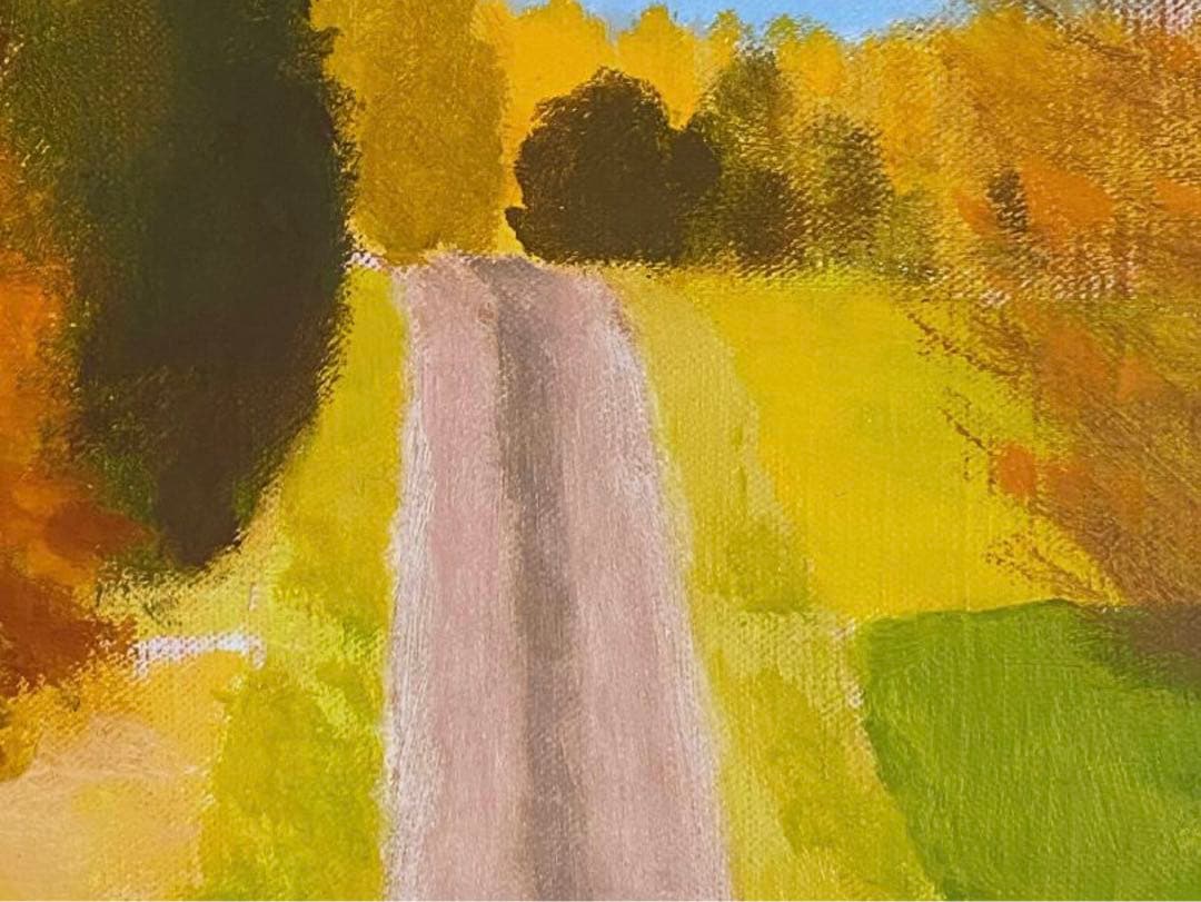 【真作保証】道 手代木克信（風景画/北海道）国際形象展/新制作展