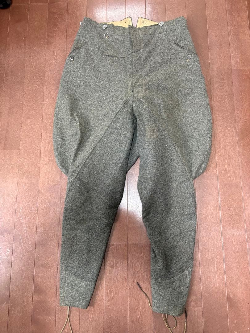 大戦中ドイツ軍乗馬ズボン実物Mサイズ