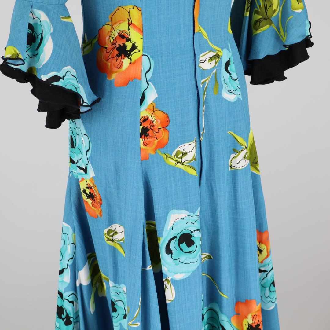 【美品フラメンコ衣装】ストーンデニム ATELIERENA アトリエエナ ドレス