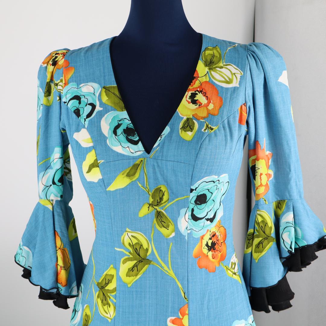 【美品フラメンコ衣装】ストーンデニム ATELIERENA アトリエエナ ドレス