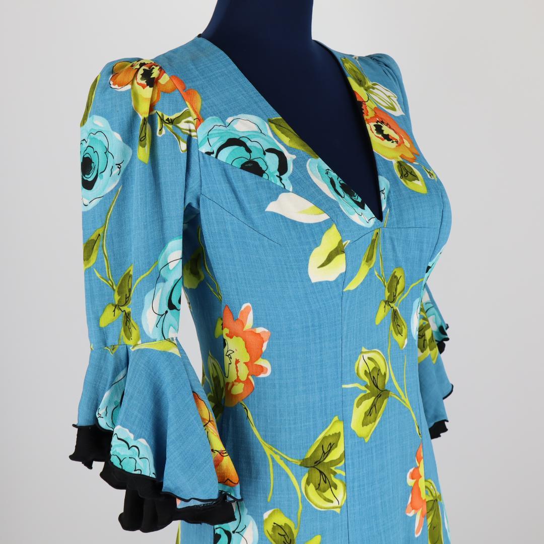 【美品フラメンコ衣装】ストーンデニム ATELIERENA アトリエエナ ドレス