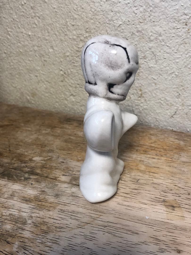 ビンテージ　スカル　髑髏　骸骨　ハロウィン　ゴースト　おばけ　ミッドセンチュリー