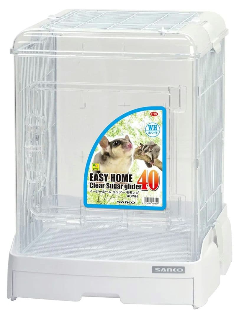 SANKO イージーホームクリアモモンガ40 小動物用ケージ