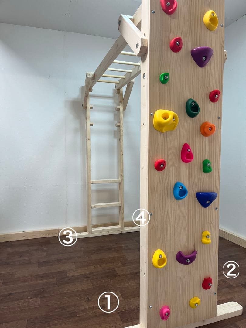 雲梯　室内うんてい　室内　タイプB  ボルダリング　鉄棒